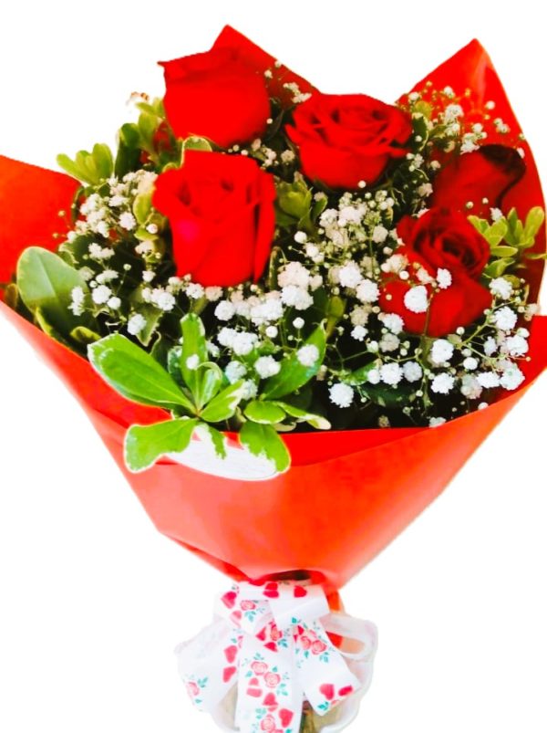 Ref 5728: BUQUÊ DELICADO,COR ROSA,AZUL OU VERMELHO - Imagem 2