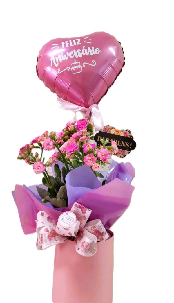 REF 976 KALANCHOE +BALÃO E TAG